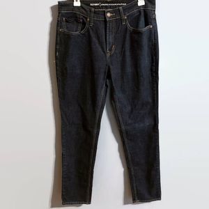 Old Navy Men's Athletic-Fit Dark Wash Blue Jeans